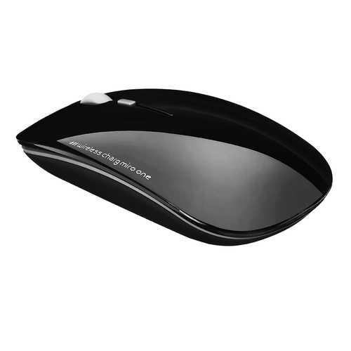 2400DPI Rechargeable 2.4GHz Wireless Mouse Ultra-thin Optical Mouse for Laptops Computers