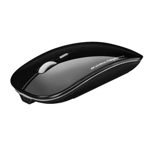 2400DPI Rechargeable 2.4GHz Wireless Mouse Ultra-thin Optical Mouse for Laptops Computers
