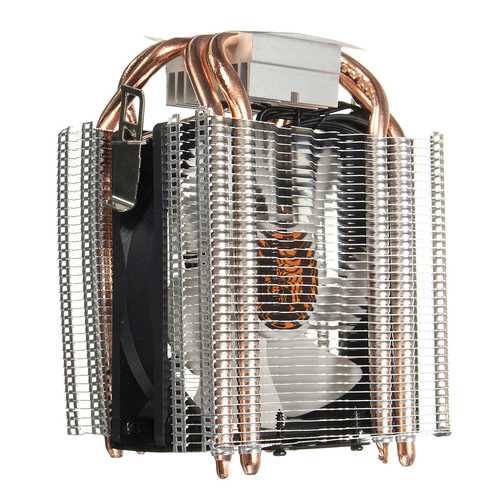 3 Pin 4 Heat Pipes CPU Cooler Heatsink Cooling Fan for LGA1156 LGA1155 LGA1150 LGA1151 LGA775