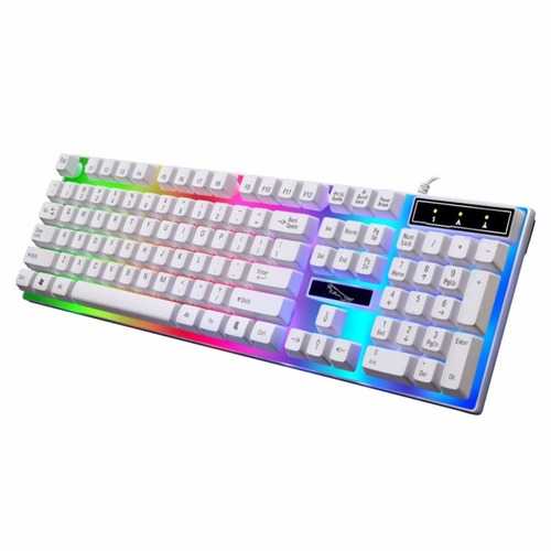 G21 104 Key Colorful Backlit Gaming Keyboard and 1600DPI Optical Gaming Mouse Combo Set