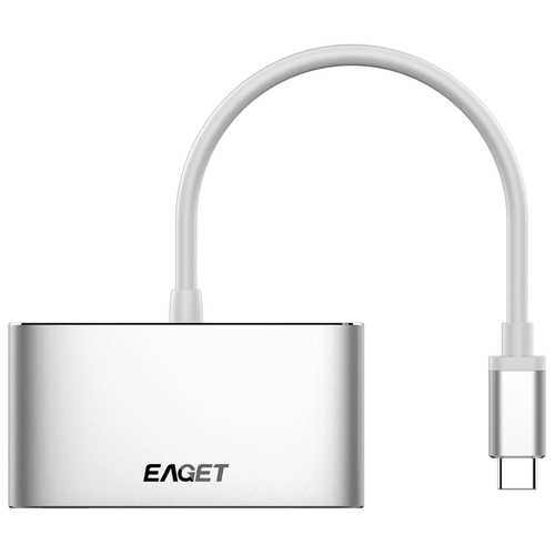 Eaget CH13 3 In 1 Type-C to USB 3.0 HDMI Type-C  Converter Multifunction HUB For Macbook Tablet PC