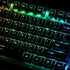 108 Key ABS OEM Profile Outlined Backlit Translucent Keycap Keycaps Set for Mechanical Keyboard