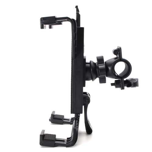 360° Rotation Stage Music Microphone Stand Holder Bicycle Stand  For 7-10 Inch Tablet PC