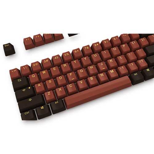 Akko X Ducky 108 Key OEM Profile PBT Chocolate Keycaps Keycap Set for Mechanical Keyboard