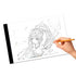 Mrosaa A4 LED Artist Thin Art Stencil Drawing Board Light Box Pad Table