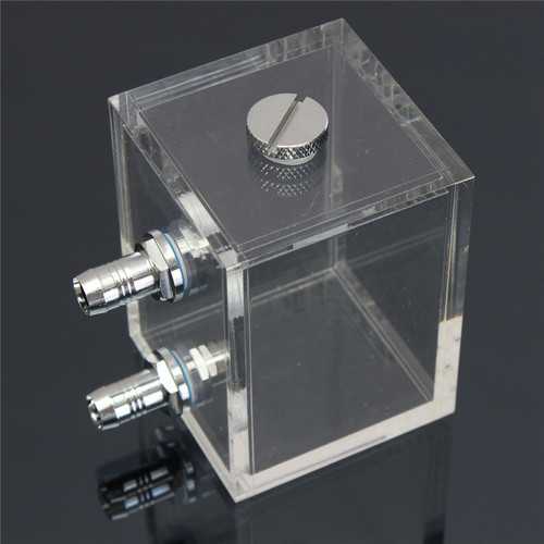 160ml Acrylic Water Tank Water Cooling Reservoir for Desktop PC CPU Water Cooling System
