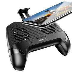 USAMS 3in1 Cooling Handle Gamepad Phone Holder With Emergency Charging Power Bank