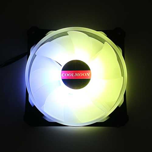 120mm 12V 1400 RPM Multi-Colored RGB PC Cooling Fan Cooler Heatsink