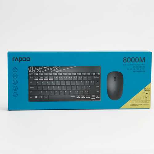 Rapoo 8000M Wireless Bluetooth 3.0/4.0 Keyboard And Mouse Combo Set