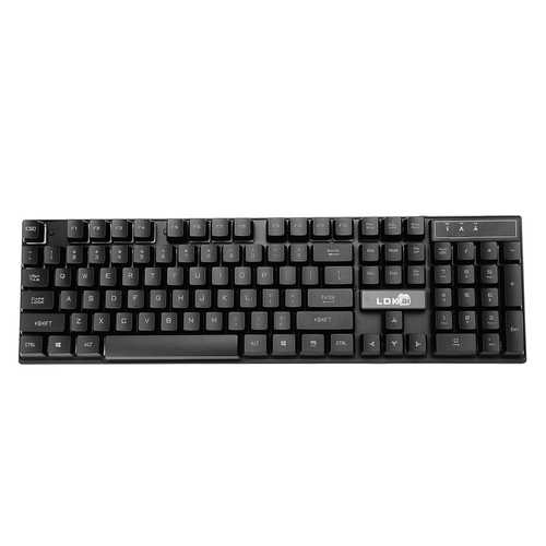 104 Key Full-sized USB Wired Backlit Gaming Keyboard for Desktop PC Computer Laptops