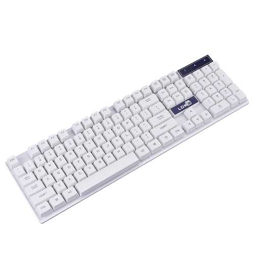 104 Key Full-sized USB Wired Backlit Gaming Keyboard for Desktop PC Computer Laptops