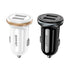 USAMS 2.4A Dual USB Ports Fast Car Charger With LED Light For iPhone X 8Plus Oneplus 6 5t Xiaomi Mi8