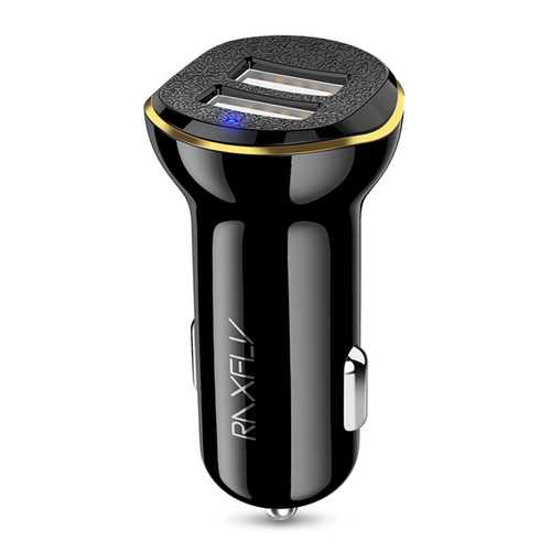 RAXFLY 2.1A Dual USB Ports Fast Car Charger For iPhone X 8Plus Oneplus 6 5t Xiaomi Mi8 Mix 2s S9+
