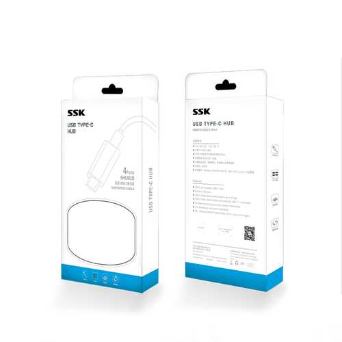 SSK SHU810 High Speed Type-C to 4-Port USB 3.0 Hub