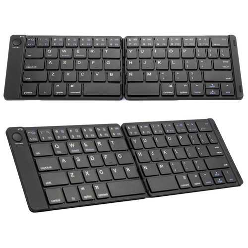 Automatically Folding Wireless Bluetooth Keyboard For Tablet Smartphone