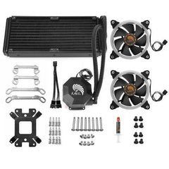 All-in-One 240mm CPU Water Cooler Water Cooling Radiator for Intel LGA775/2011/1150 AMD AM4