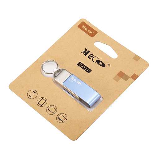 MECO USB 3.0 32G USB Flash Drive Memory Pen Drive Aluminum With Keyring USB Disk