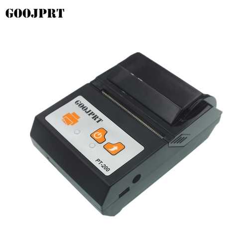 GOOJPRT Printer 58MM Wireless Bluetooth Thermal Receipt Printer Machine For Android Apple iOS