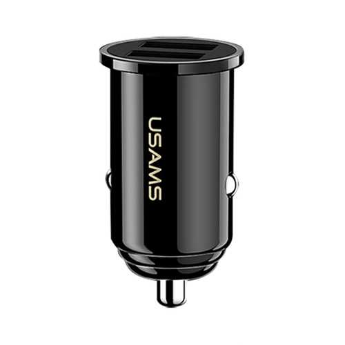 USAMS C8 3.1A Dual Ports Fast USB Car Charger With Indicator For Smart Phone Tablet Camera MP4