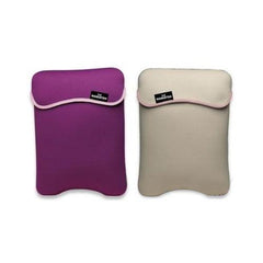 Reversible Notebook Sleeve Fits Most Widescreens Up to 10 - Purple/Cream