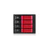3X5.25 TO 4X3.5 SAS CAGE RED