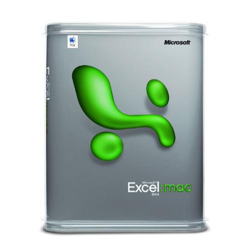 Microsoft Excel 2004 Software for Mac