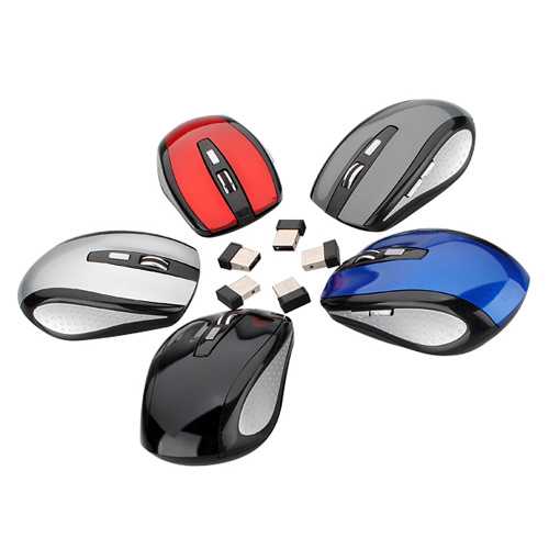 2.4GHz Wireless Cordless Optical Mouse Five Color For Window 7/ Vista