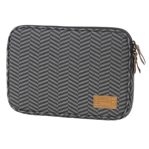 HEX Sleeve Case with Rear Pocket for Microsoft Surface 3, Black/Grey Chevron