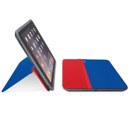 Logitech AnyAngle Protective Case & Stand for iPad mini 1/2/3 - Blue/Red