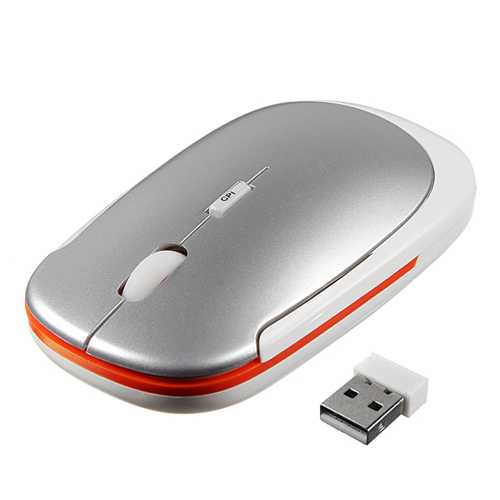 2.4GHz Ultra Slim USB Wireless Optical Mouse For PC Laptop