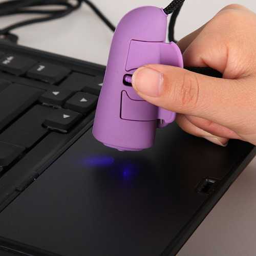 1200dpi Mini USB 3D Optical Finger Ring HandHeld Mouse For Laptop PC