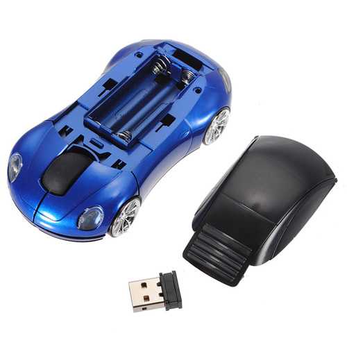 Car USB 2.4G 1600dpi 3D Optical Wireless Mouse