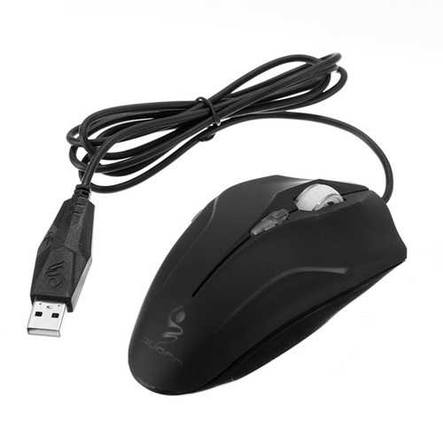 Laptop PC 6 Buttons 2400 DPI Adjustable USB Wired Optical Gaming Mouse