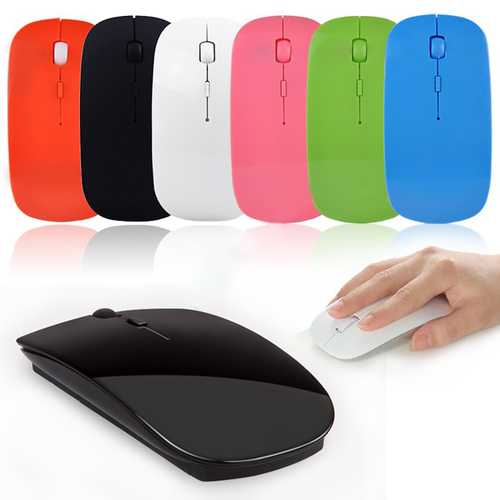 Bestrunner Ultra Thin 2.4G Wireless 4D 800 1000 1200DPI Optical Mouse