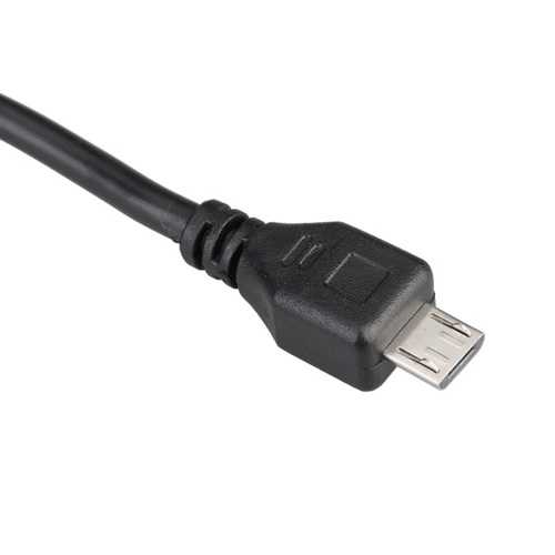 Black Micro USB Port Line Cable For Tablet PC Cell Phone