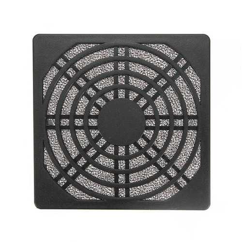 Dustproof Dust Filter for Computer Fan 80mm Black