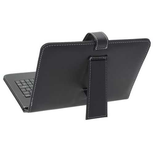 9 Inch French Keyboard PU Leather Case Cover With Stand For Tablet