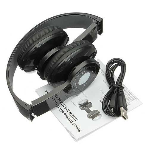 Wireless Stereo Bluetooth Headphone with Micphone FM Radio HiFi