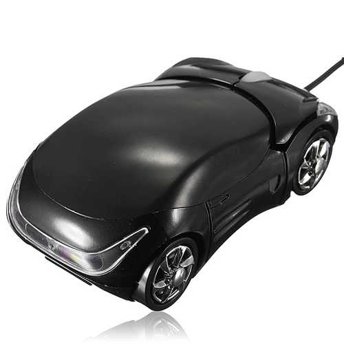 3D Optical Car Shape USB Wired Mouse
