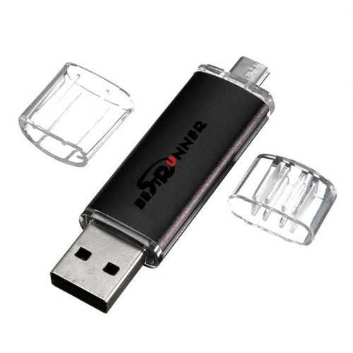 Bestrunner 4G USB to Micro USB Flash Drives U Disk For PC and OTG Smartphone