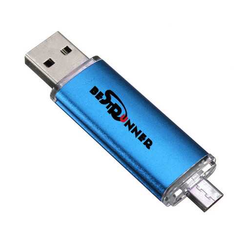 Bestrunner 32G USB to Micro USB Flash Drive U Disk For PC and OTG Smartphone