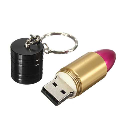 8GB Cute Lipstick Model USB 2.0 Memory Flash Drive Pen U Disk