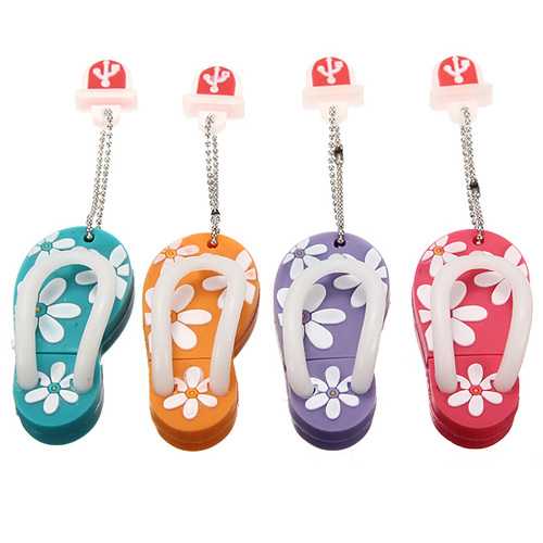 16GB Shoes Flower Cute USB 2.0 Flash Drive Pen Memory U Disk