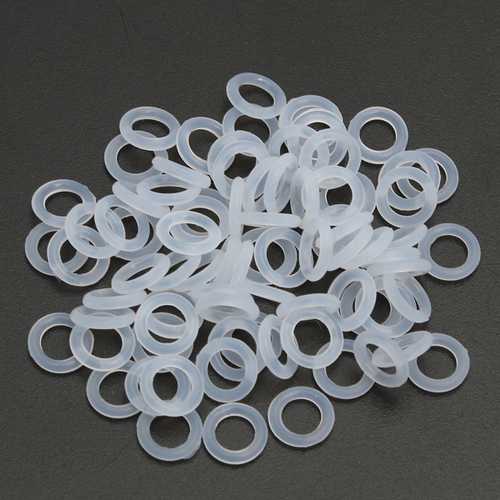 150pcs White O-Ring Keycap Rubber For Cherry MX Switch Keyboard