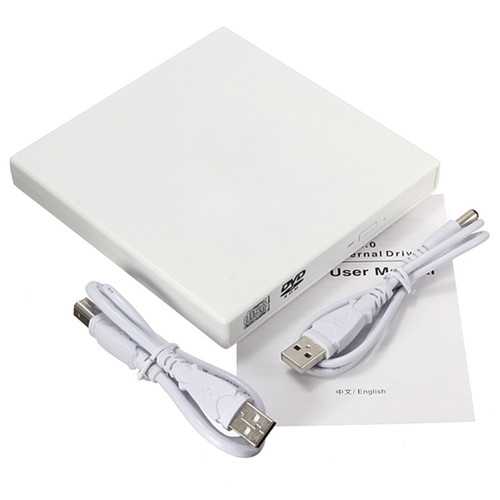 USB 2.0 External Combo Optical Drive CD/DVD Player Burner for PC