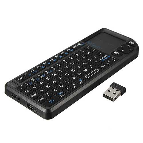 Rii Mini X1 2.4G Wireless Air Keyboard with Mouse Touchpad