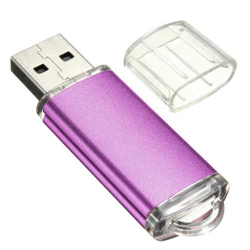5 x 128MB USB 2.0 Flash Drive Candy Purple Memory Storage Thumb U Disk