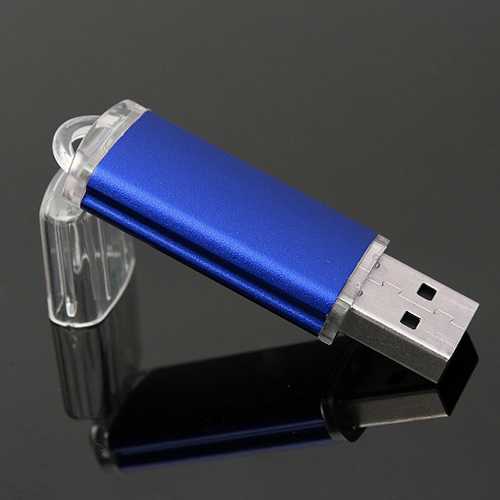 5 x 128MB USB 2.0 Flash Drive Candy Blue Memory Storage Thumb U Disk