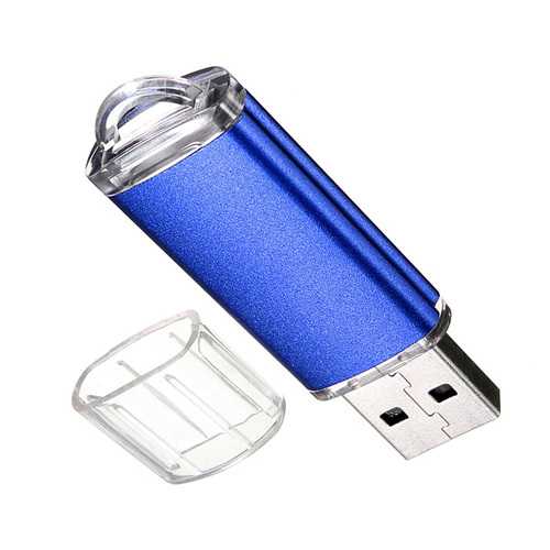 10 x 128MB USB 2.0 Flash Drive Candy Blue Memory Storage Thumb U Disk