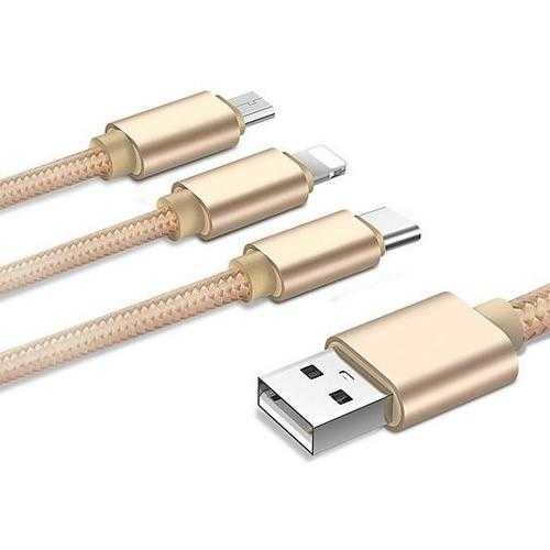 Multi-Phone 3-in-1 Master Charging Cable